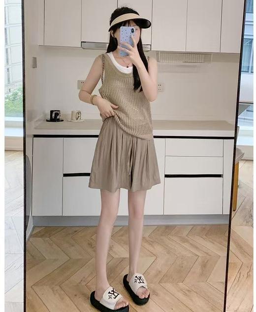 39.9  2条  五分裤夏日首选 ！山本奶芙短裤 商品图3