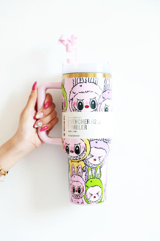 太可爱噜，限定粉保温杯。1180ml大礼盒+收纳袋+固定吸管C070368 商品图4