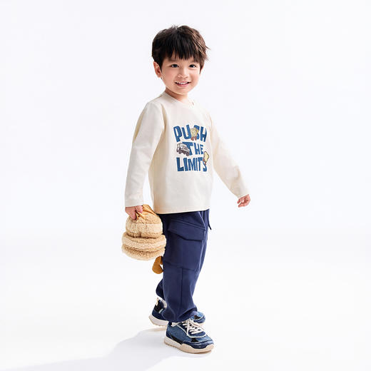 【实体店同款】男童圆领长袖针织衫秋季新款安奈儿童装XB531156 商品图3