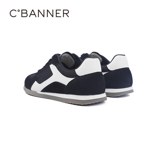 千百度秋季百搭德训鞋舒适低跟强韧橡胶底男鞋A25462966 商品图3