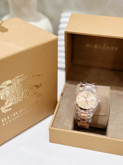 【香港直邮】Burberry/博柏利The City Diamonds女士手表 玫瑰金表盘玫瑰金钢表带 BU9126 商品图2