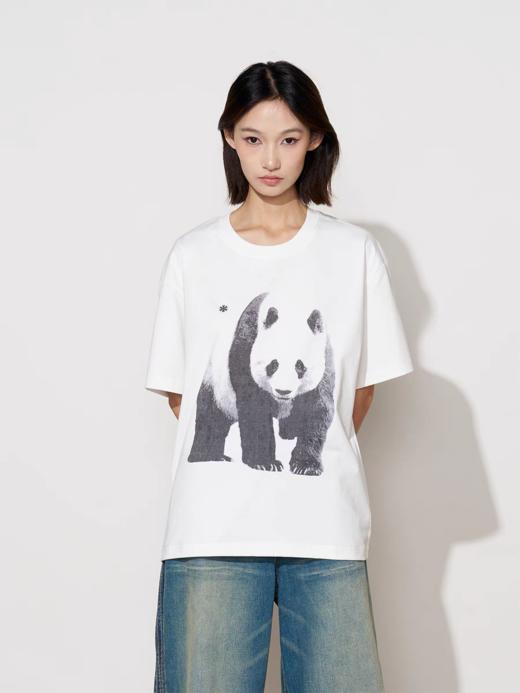 FMACM/TX2556/熊猫印花索罗纳凉感速干短袖T恤 商品图0