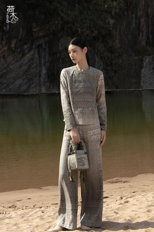 荷木HEMU丨忆良渚·宽腿裤 商品图4