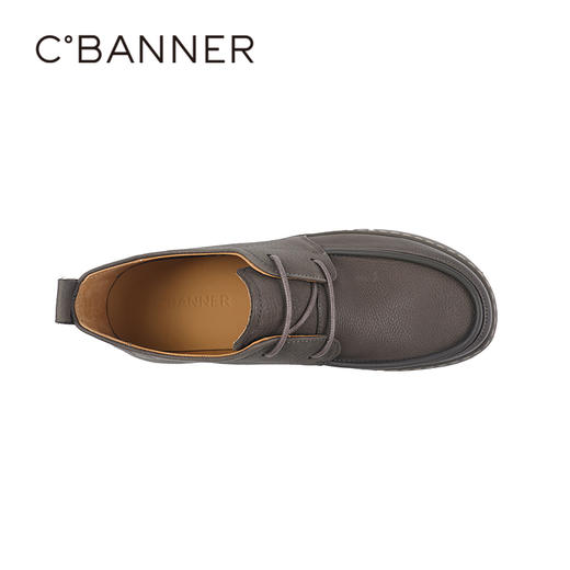 千百度透气休闲皮鞋工装鞋男鞋A25411513 商品图2