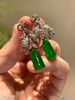 老坑帝王绿无事牌耳坠【5300806】具体价格微信咨询 商品缩略图0