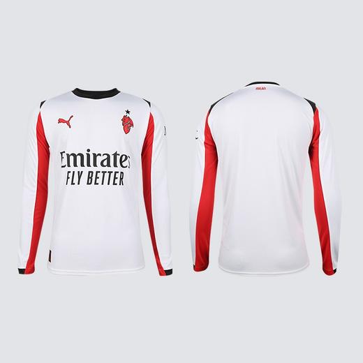 小李子PUMA彪马25-26赛季AC米兰客场球迷版长袖比赛球衣足球服779972 02 商品图4