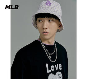 【59H断码帽】【微瑕，如无货做退款处理】MLB紫罗兰时尚潮流韩版男女款水桶帽32CPHA111