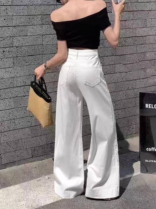 特卖【牛仔裤2025】（软料➕高弹力）Y081爆款夏季镂空牛仔裤-喜出 商品图4