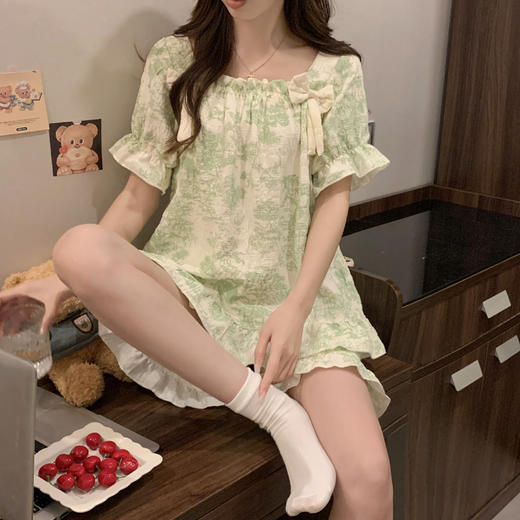 【GZ】无忧购云朵棉可拆卸胸垫睡衣家居服两件套6978（截单后3-5天发货) 商品图13