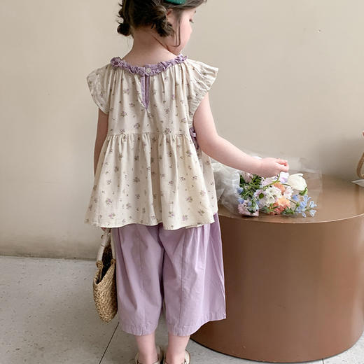 裁缝学苑TH02娃娃衫纸样阔腿裤套装儿童装上衣做衣服样板图纸 商品图2