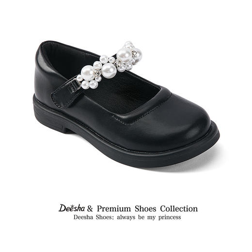 笛莎Deesha 女童童鞋2025秋新款低帮皮鞋 商品图1