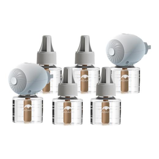 帕达诺电蚊香液6瓶+2器 180晚大容量防蚊无香型儿童宝宝驱蚊套装 商品图2