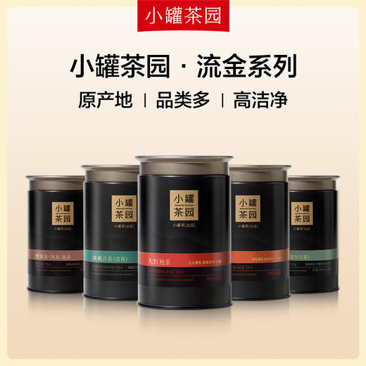 [自饮组合购]小罐茶园 流金大罐系列+公道杯+4口味尝鲜装试饮  （流金口味：茉莉花茶55g/大红袍茶40g/铁观音茶60g//滇红茶60g/普洱茶65g/寿眉茶50g） 商品图8