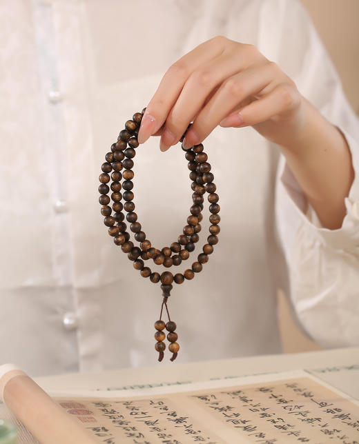 【天然绿棋楠沉香手串-素珠款】众香之魁 木中舍利｜品质严选 产地直发 商品图10