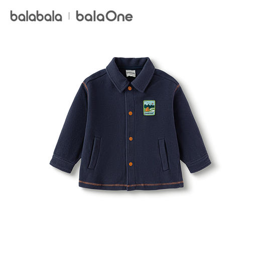 巴拉巴拉儿童外套男童女童宝宝上衣2025新款秋装摇粒绒防静电温暖 商品图4