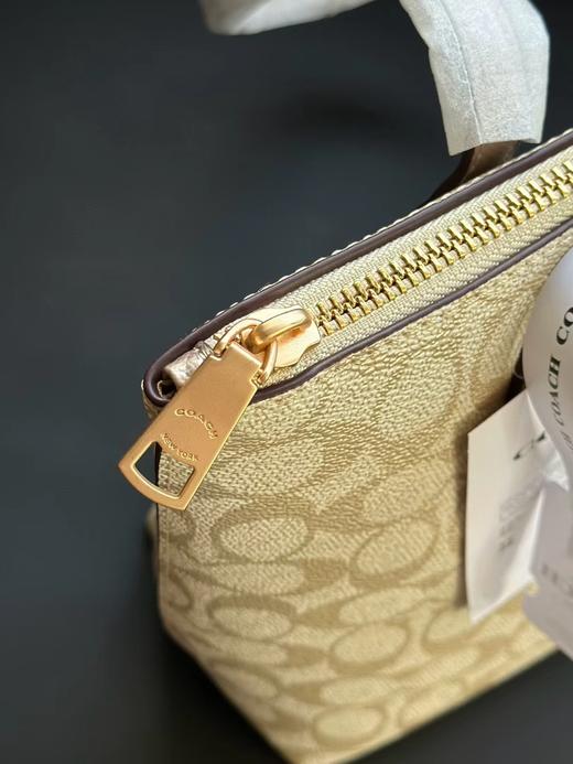 代工厂寇驰拉链款进口珠光老花公文包妈咪包 商品图14