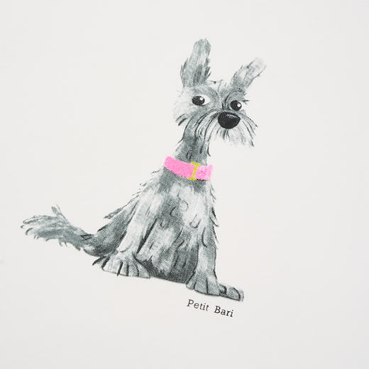 【2件9折】【Petit Bari】原创趣味潦草狗印花短袖T恤 商品图4