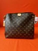 LOUIS VUITTON Graceful PM 经典老花满印 涂层帆布拼牛皮 hobo包托特包手提包 小号 女款 棕色 商品缩略图1