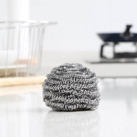 【批发】美丽雅不锈钢钢丝球厨房清洁神器不掉渣耐用10只入 商品图5