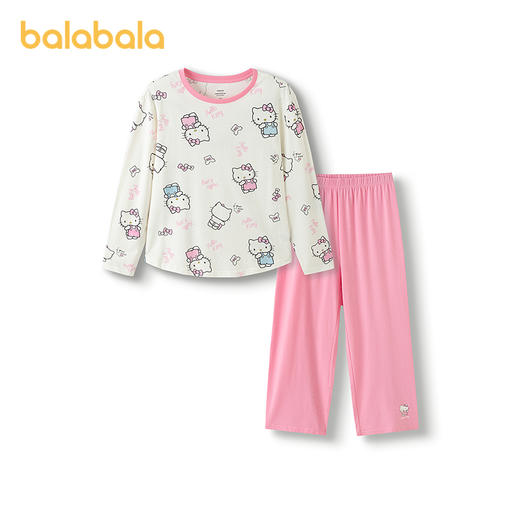 【hellokittyIP商场同款】巴拉巴拉儿童睡衣套装秋新品女童家居服 商品图4