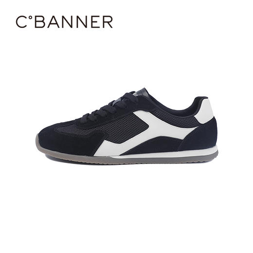 千百度秋季百搭德训鞋舒适低跟强韧橡胶底男鞋A25462966 商品图1