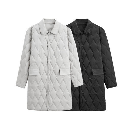 GXG男装 中长款翻领羽绒服 冬季热卖羽绒服 GEX1E1125714 商品图4