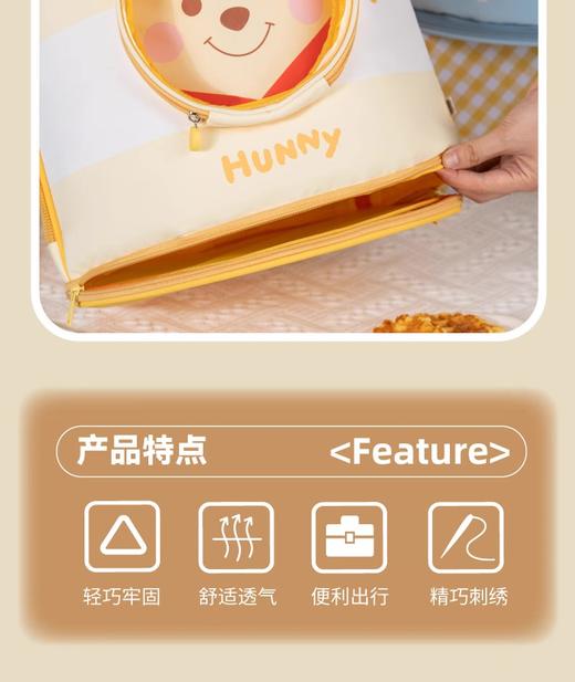 派思维联名维尼猫包外出便携猫咪小型犬双肩背包 商品图3