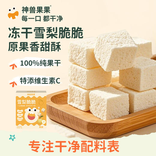 【神兽果果】干净配料表无添加冻干水果非溶豆婴儿宝宝营养小吃-水果脆脆系列 商品图2