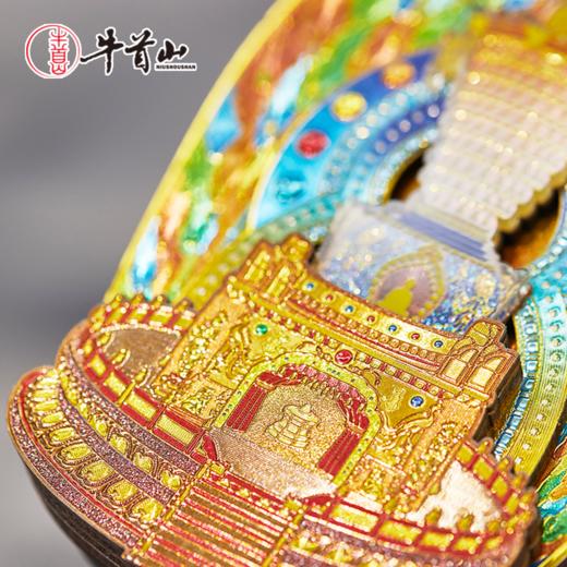 牛首山文创舍利大塔银箔发光磁吸冰箱贴创意南京旅游纪念品礼物 商品图2