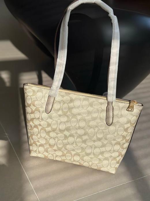 代工厂寇驰拉链款进口珠光老花公文包妈咪包 商品图11