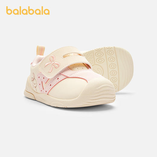 【商场同款】巴拉巴拉女宝宝学步鞋防滑婴儿鞋蝴蝶结2025春秋新款 商品图1