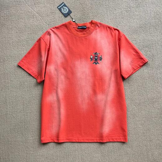 克罗心万针刺绣重工做旧工艺短袖T恤 商品图4
