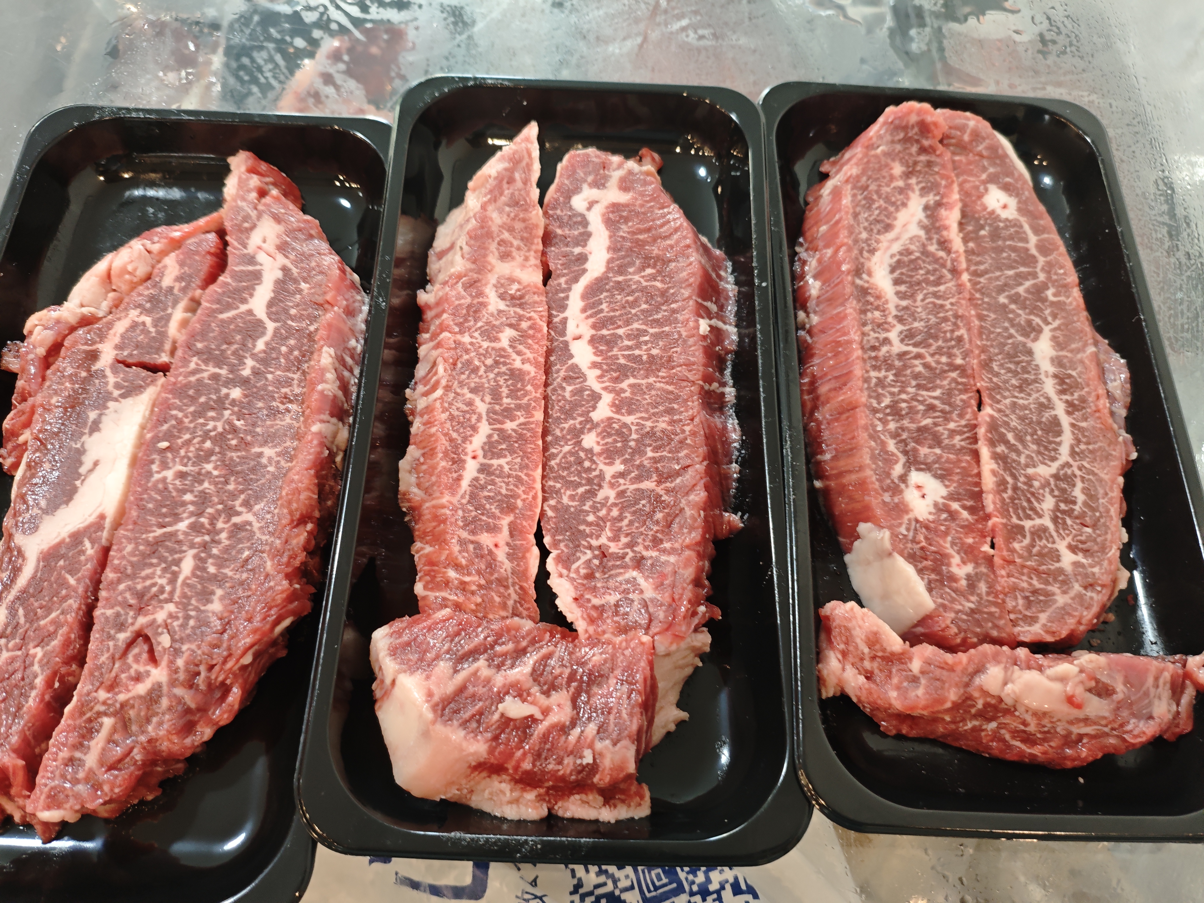 【和牛M6-7牛腩排（撒撒米）】产地：澳大利亚，原装整块出售198元/斤，原切分装原99元/250g/盒