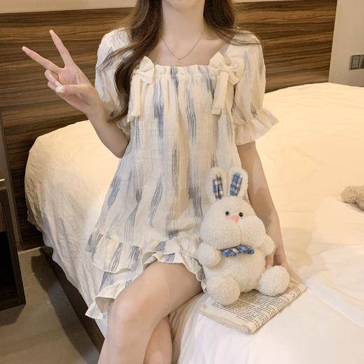 【GZ】无忧购云朵棉可拆卸胸垫睡衣家居服两件套6978（截单后3-5天发货) 商品图8