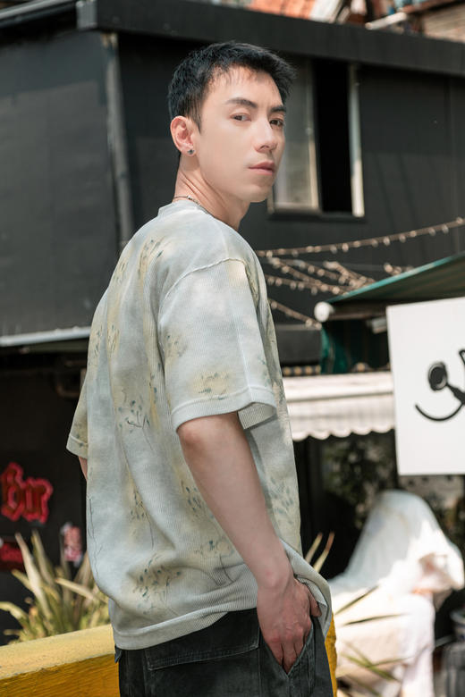 W522512343手绘设计感短袖T恤 商品图4