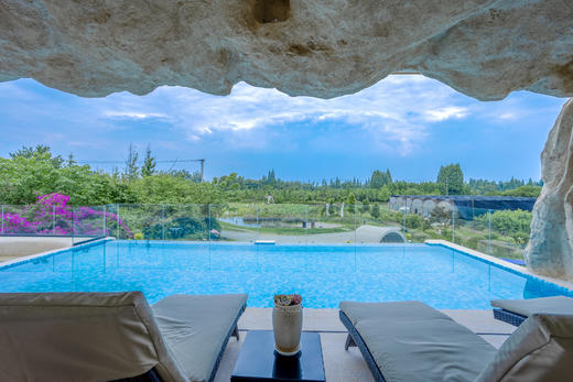 【青城山·573号院】9房泳池/温泉私汤院子，洞穴风，都江堰赵公山，萤火虫，团建优选，临溪玩水lmhy 商品图5