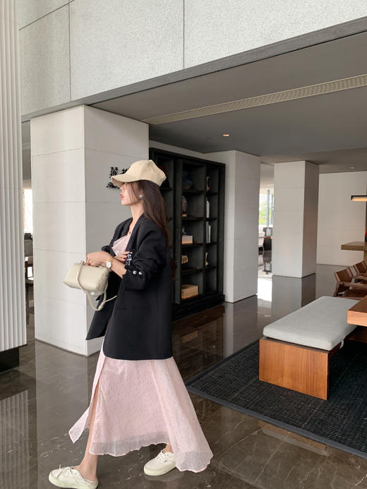 <曾小咸推荐>【花季少女】系扣碎花长裙 商品图8