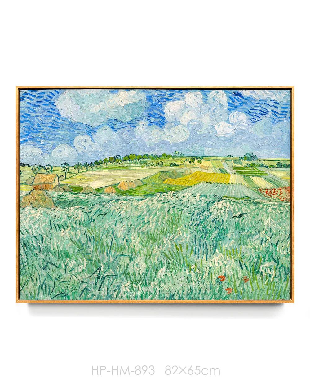 伽罗 JALO 印象派挂画-《奥维尔的雨云》（榫卯）-下单后2个工作日内发货