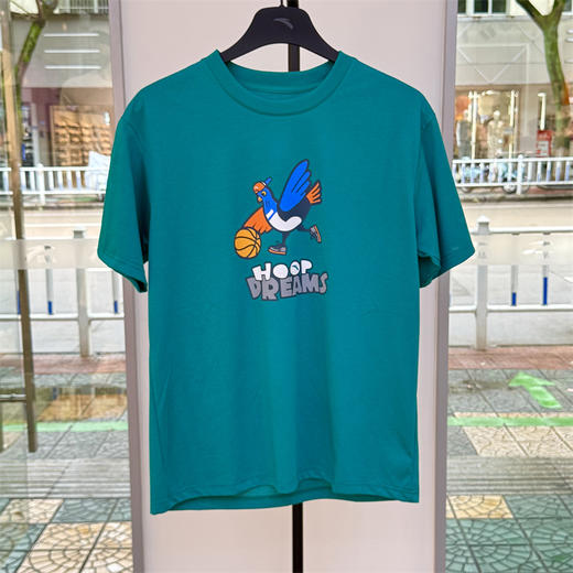 安踏短袖2025年夏季新款男子休闲短袖T恤运动上衣152531129 商品图1