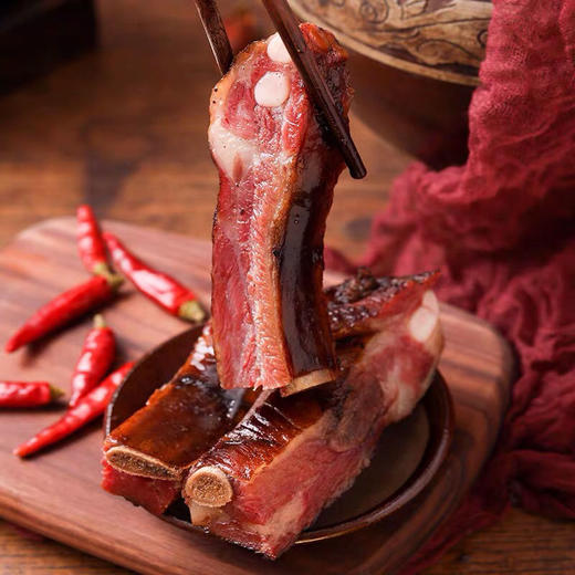 鑫勇泰  柴火熏制腊排骨  500g 商品图1