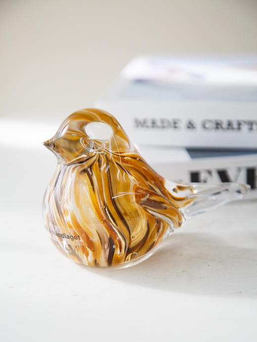 棕色小鸟摆件 商品图0