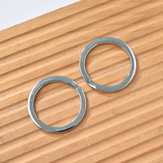 苹果Airtag钥匙扣同款不锈钢铁环直径3.5cm多功能圆形挂扣加厚耐用 商品图1