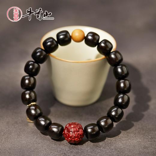 牛首山文创平步青云·紫光檀手串原创设计国风男士单圈手串礼物 商品图4