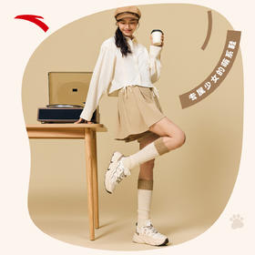 安踏萌爪鞋丨厚底增高休闲鞋女秋冬季潮流百搭透气运动鞋122538880