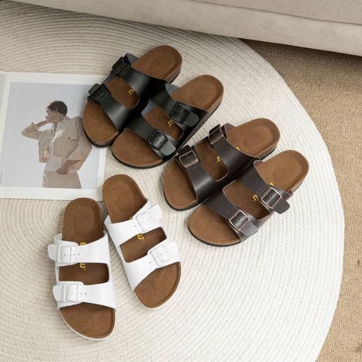 【澳洲品牌】EVERAU时尚新款米克外穿软木拖鞋防滑情侣室外大码沙滩鞋男女EA7035 商品图0