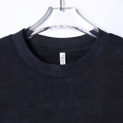 T4081夏季高级感新款男士潮牌重工刺绣花朵热气球短袖T恤宽松圆领上衣 商品图2