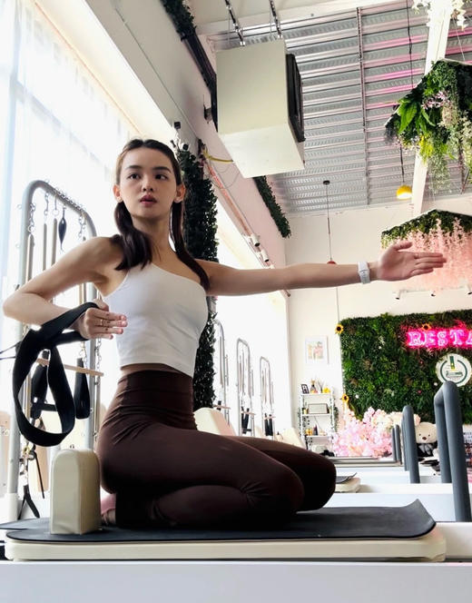 越南产Lu原单Ribbed 单肩罗纹瑜伽运动背心070403 商品图3