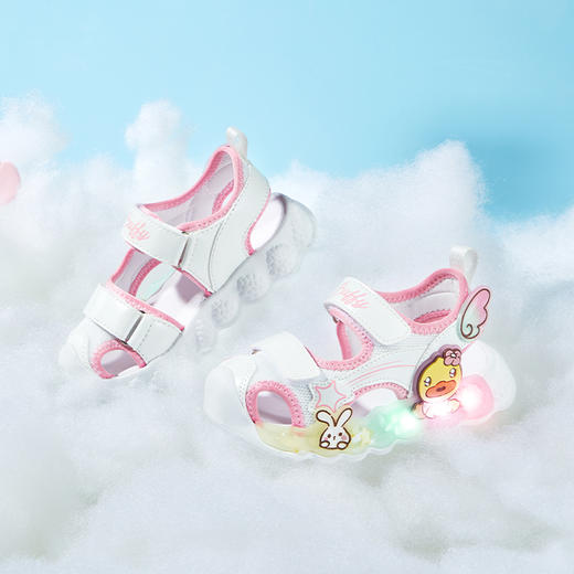 B.Duck小黄鸭童鞋夏季儿童凉鞋24-30 B2585017 商品图5