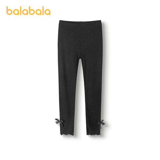 【商场同款】巴拉巴拉女童打底裤子儿童保暖裤基础百搭小大童舒适 商品图0