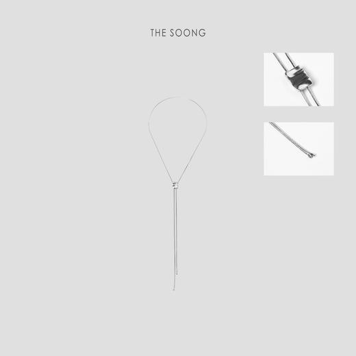 THESOONG|极简纯手工打磨光滑细腻流线感吊坠项链HWZB7308 商品图1